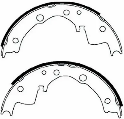 Brake Shoe Set (BS41529)
