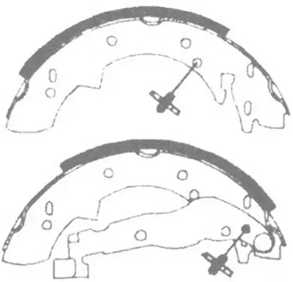 Brake Shoe Set (BS29690)