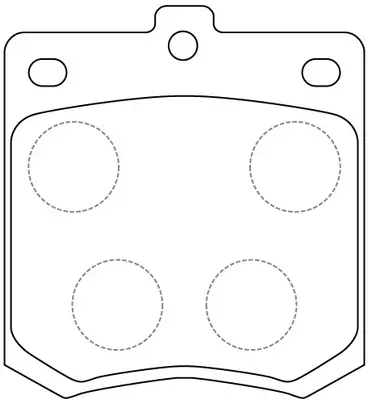 Brake Pad Set, disc brake (BP21008)