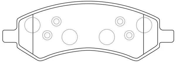Brake Pad Set, disc brake (BP53004)
