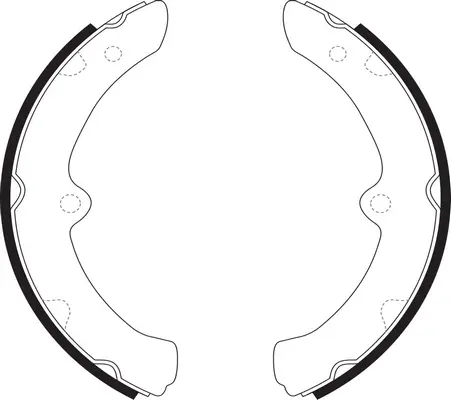 Brake Shoe Set (BS21296)