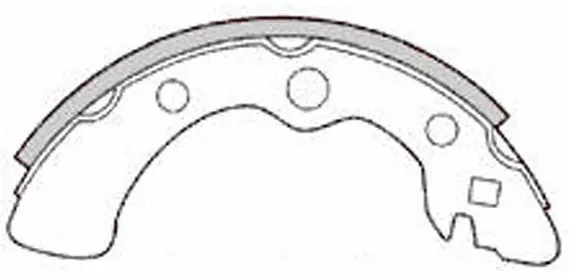 Brake Shoe Set (BS28504)