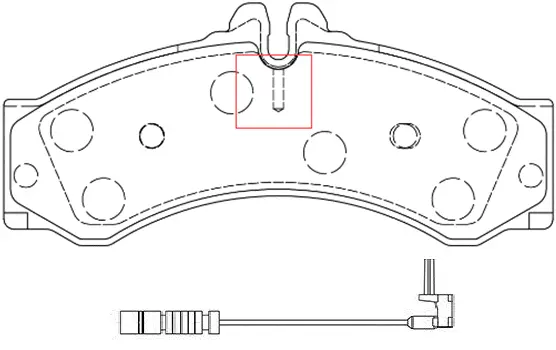 Brake Pad Set, disc brake (BP31107W)