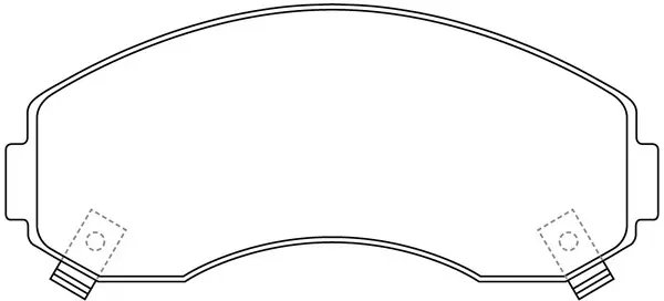 Brake Pad Set, disc brake (BP13433)