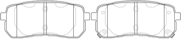 Brake Pad Set, disc brake (BP10457)