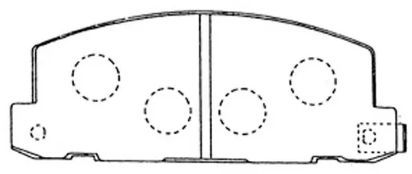 Brake Pad Set, disc brake (BP24156)