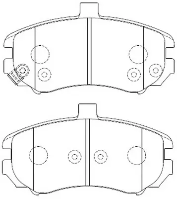 Brake Pad Set, disc brake (BP11419)