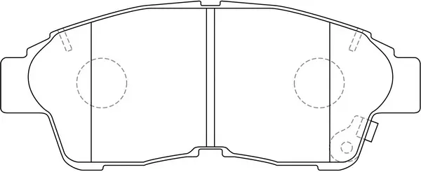 Brake Pad Set, disc brake (BP21322)