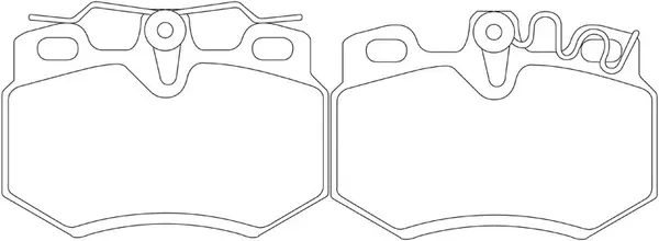 Brake Pad Set, disc brake (BP42248)