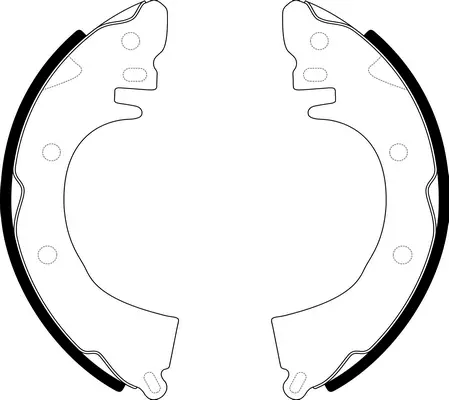 Brake Shoe Set (BS23636)
