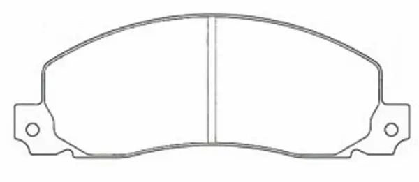 Brake Pad Set, disc brake (BP43242)