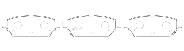Brake Pad Set, disc brake (BP23314)