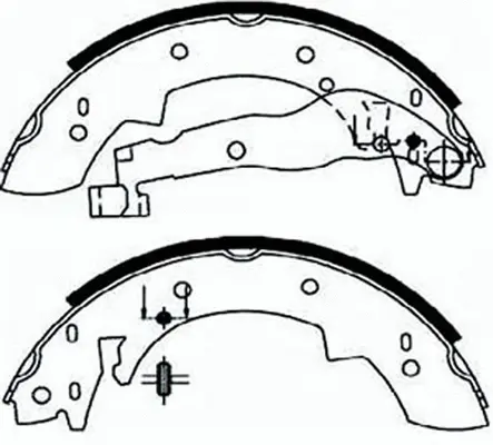 Brake Shoe Set (BS42608)