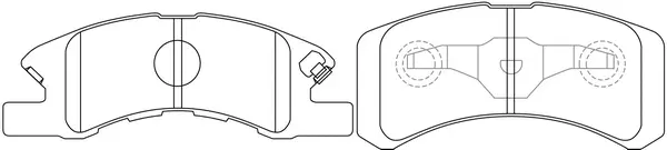 Brake Pad Set, disc brake (BP26428)