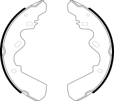 Brake Shoe Set (BS24431)