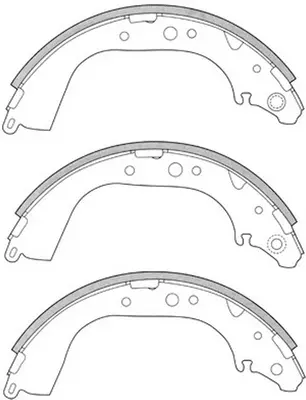 Brake Shoe Set (BS21305)