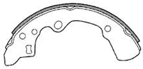 Brake Shoe Set (BS25372)