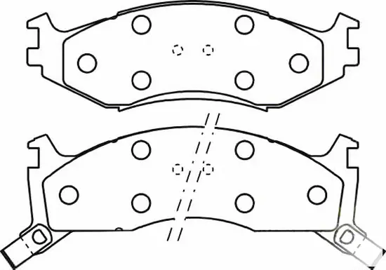 Brake Pad Set, disc brake (BP53012)