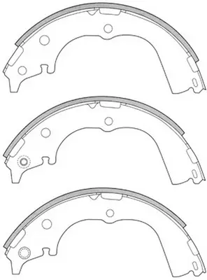 Brake Shoe Set (BS21317)
