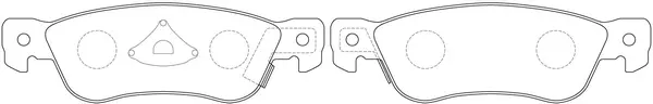Brake Pad Set, disc brake (BP24197)