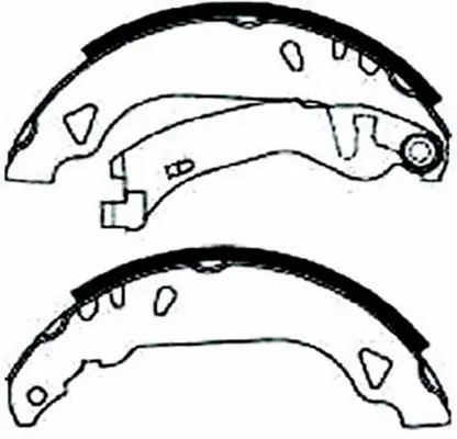 Brake Shoe Set (BS42517)