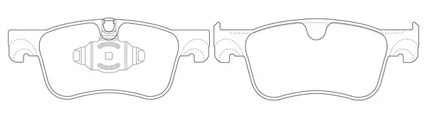Brake Pad Set, disc brake (BP42009)
