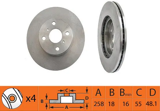Brake Disc (BR21219T)