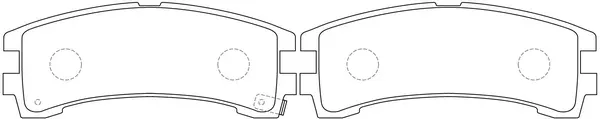 Brake Pad Set, disc brake (BP22304)