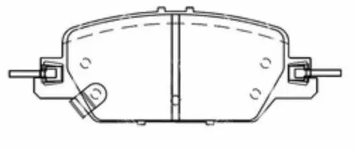 Brake Pad Set, disc brake (BP28017)