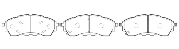 Brake Pad Set, disc brake (BP51033)