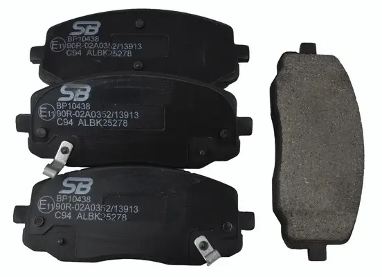 Brake Pad Set, disc brake (BP10438)