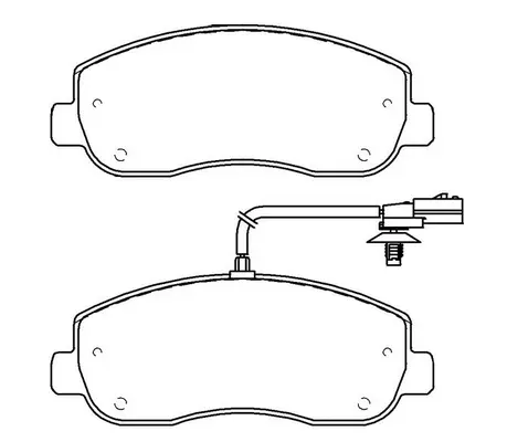 Brake Pad Set, disc brake (BP40006W)