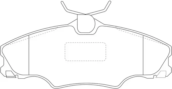 Brake Pad Set, disc brake (BP42302)