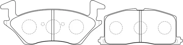 Brake Pad Set, disc brake (BP21256)