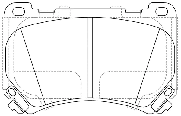 Brake Pad Set, disc brake (BP11002)