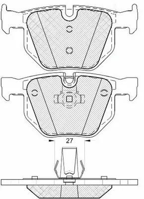 Brake Pad Set, disc brake (BP32093W)
