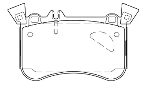Brake Pad Set, disc brake (BP31042)