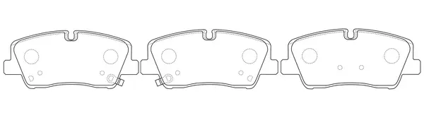Brake Pad Set, disc brake (BP11010)