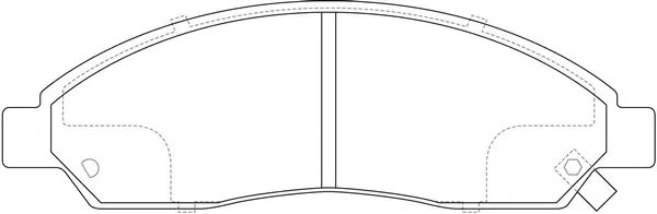 Brake Pad Set, disc brake (BP24801)