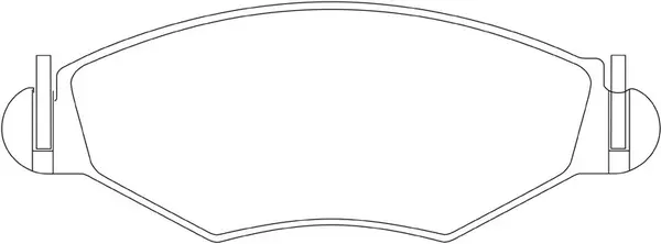 Brake Pad Set, disc brake (BP42201)