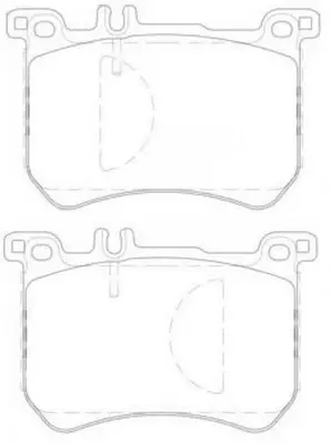 Brake Pad Set, disc brake (BP31015)