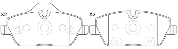 Brake Pad Set, disc brake (BP32508)