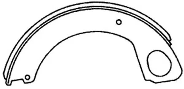 Brake Shoe Set, parking brake (BS23680)