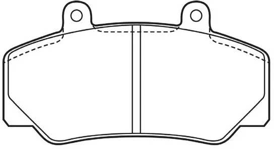 Brake Pad Set, disc brake (BP45019)