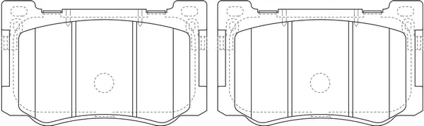 Brake Pad Set, disc brake (BP11006)