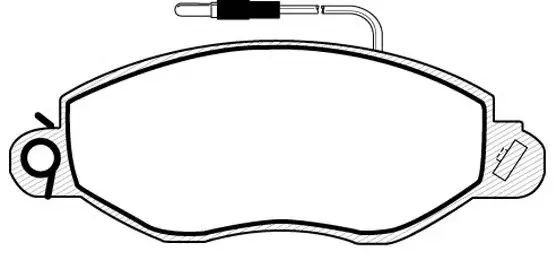 Brake Pad Set, disc brake (BP22836)