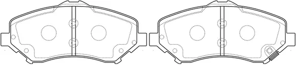Brake Pad Set, disc brake (BP53496)