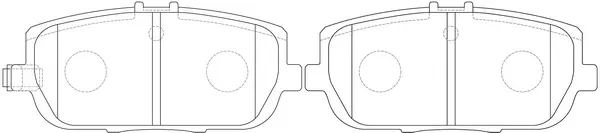 Brake Pad Set, disc brake (BP25813)