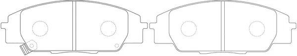 Brake Pad Set, disc brake (BP28423)