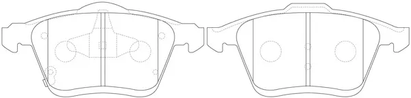 Brake Pad Set, disc brake (BP25802)